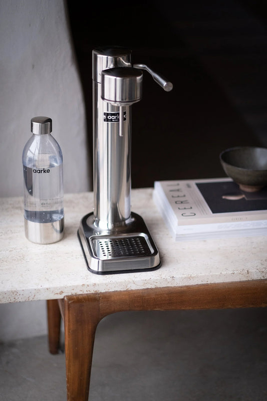 Aarke Carbonator Pro Sparkling Water Maker (Steel)