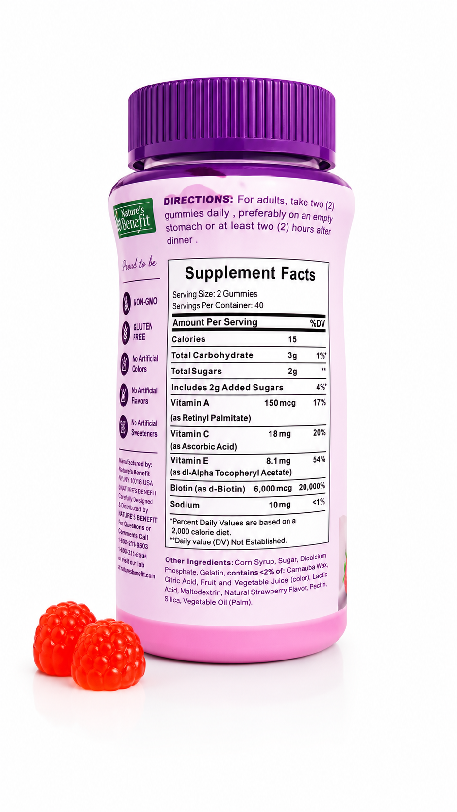 Biotin (vitamin B7) for Skin, Hair, Nail