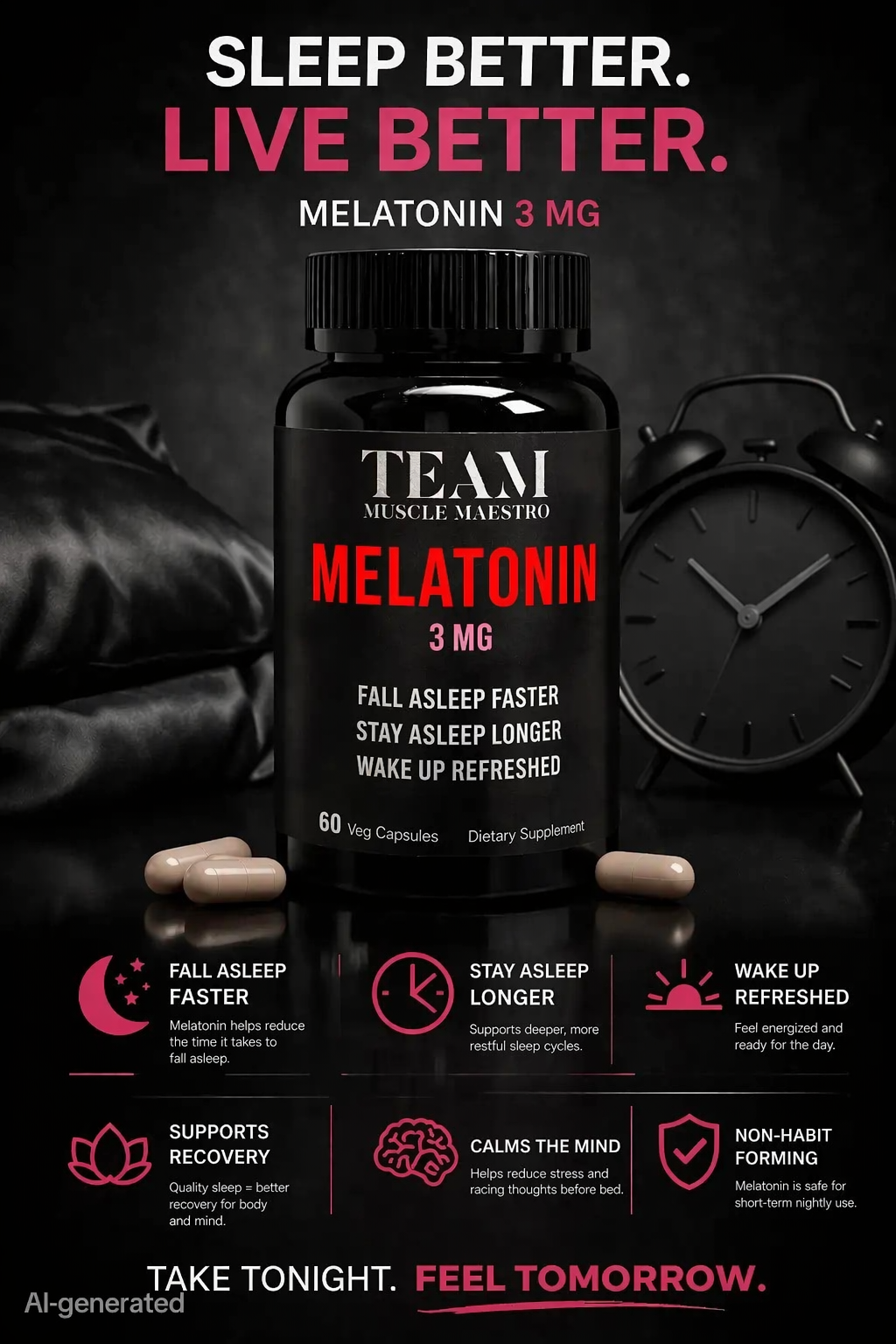 Melatonin 3mg (60 servings)