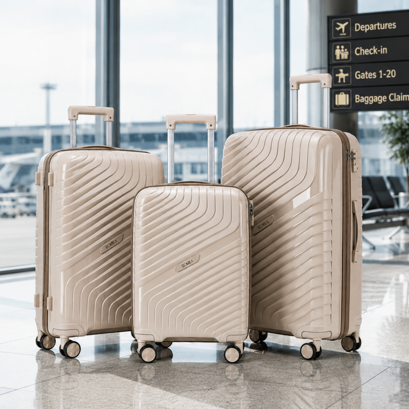 Suitcases, travel bags