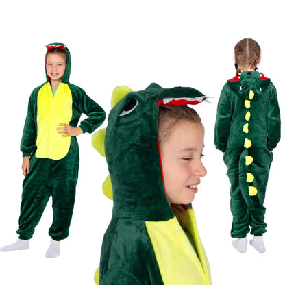 Girls' Kigurumi Onesie Pajamas Springos HA7347 (Height 130–140 cm), HA7347