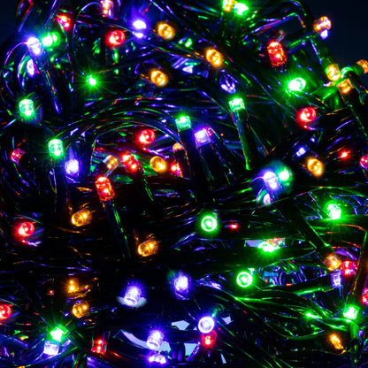 Ziemassvētku LED virtene Springos CL0539 (500 LED), 41,5 m, daudzkrāsu (Multicolor) ar auksti baltu FLASH zibšņu efektu, CL0539