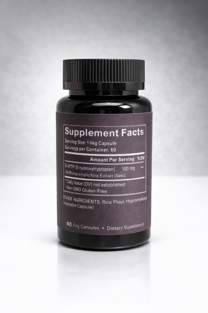 5-HTP | 100mg, 60 veg. kapsulas