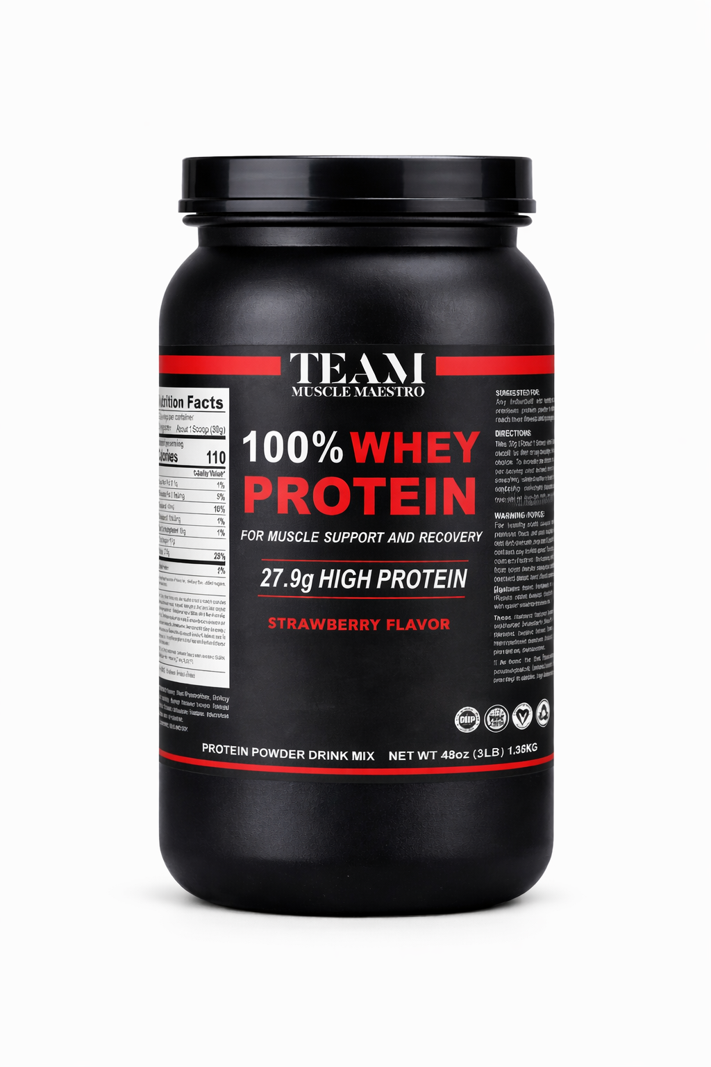 WHEY PROTEIN 100%, 1,36 кг (30 порций)