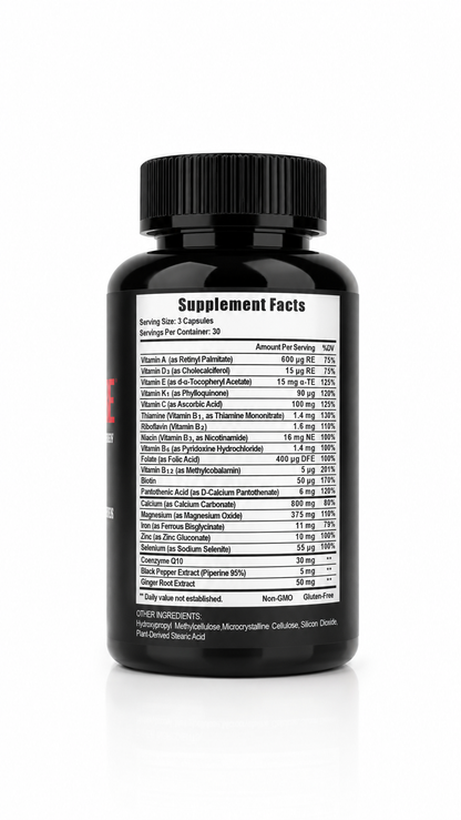 Multi-Vitamins & Minerals - 90 kapsulas (30-45 servings)
