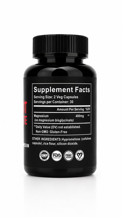 Magnesium Bysglicinate 400mg (30servings)