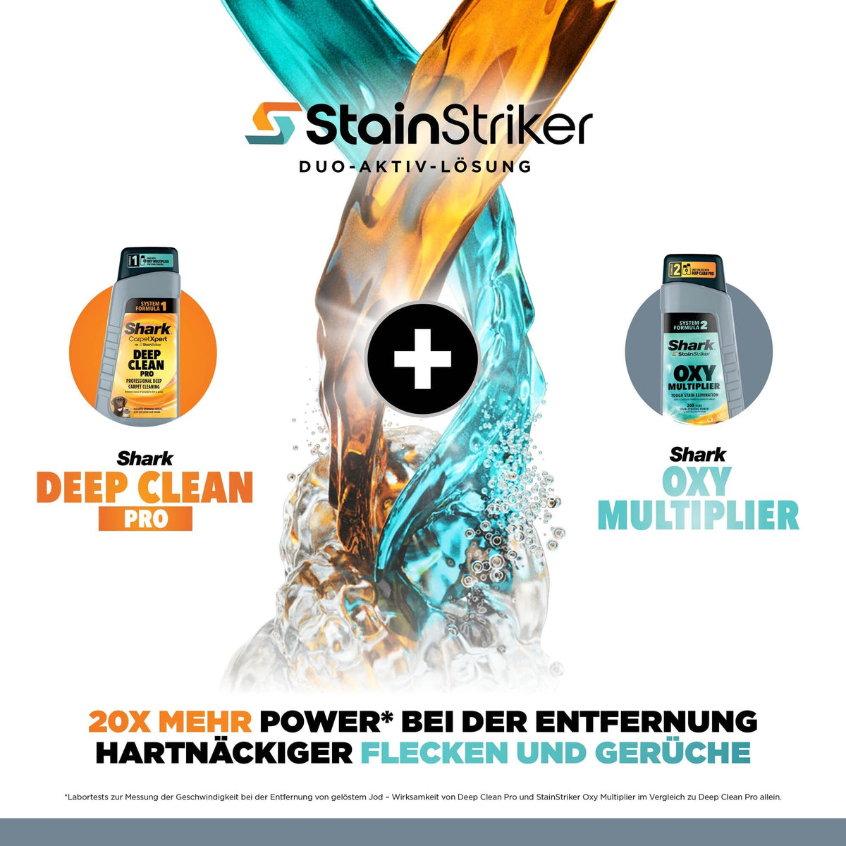 Shark StainStriker PX200EUT portatīvais paklāju un mīksto mēbeļu traipu tīrītājs (Baltā/Zilā krāsā)