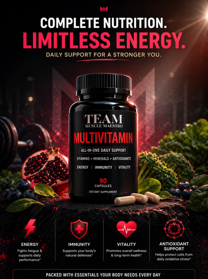 Multi-Vitamins & Minerals - 90 kapsulas (30-45 servings)