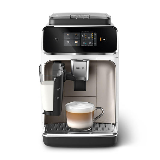 Philips Series 2300 LatteGo EP2333/40 Espresso Machine (White)