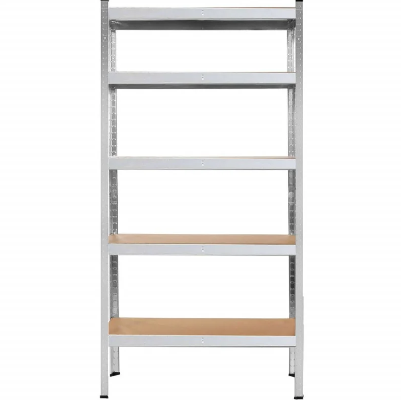 Heavy-Duty Galvanized Metal Storage Shelving Unit Springos HA5161, 180 × 90 × 40 cm (5 Shelves, up to 875 kg)