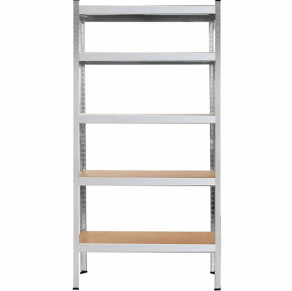 Heavy-Duty Galvanized Metal Storage Shelving Unit Springos HA5161, 180 × 90 × 40 cm (5 Shelves, up to 875 kg)