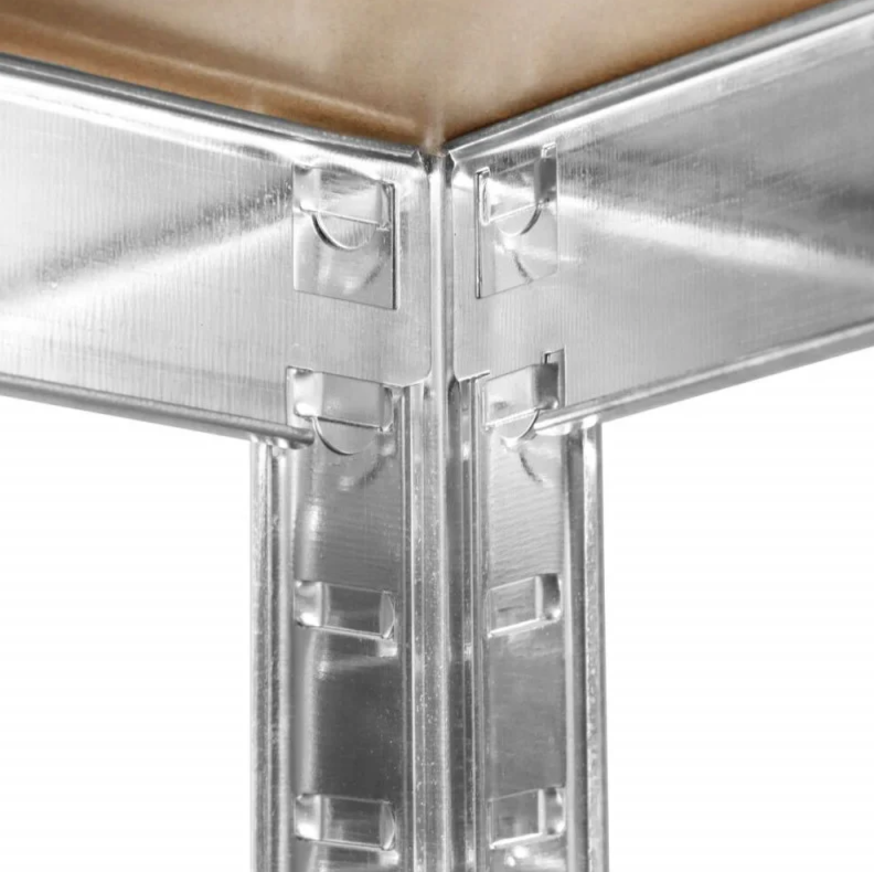 Heavy-Duty Galvanized Metal Storage Shelving Unit Springos HA5161, 180 × 90 × 40 cm (5 Shelves, up to 875 kg)