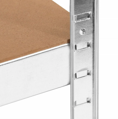 Heavy-Duty Galvanized Metal Storage Shelving Unit Springos HA5161, 180 × 90 × 40 cm (5 Shelves, up to 875 kg)