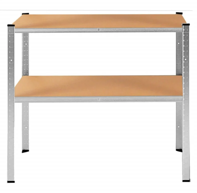 Heavy-Duty Galvanized Metal Storage Shelving Unit Springos HA5161, 180 × 90 × 40 cm (5 Shelves, up to 875 kg)