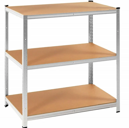 Heavy-Duty Galvanized Metal Storage Shelving Unit Springos HA5161, 180 × 90 × 40 cm (5 Shelves, up to 875 kg)