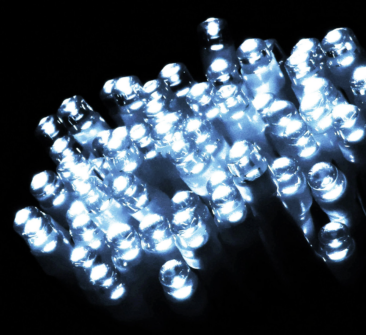 Ziemassvētku LED virtene Springos CL0402 (400 LED), 27,5 m, auksti balta, 8 režīmi
