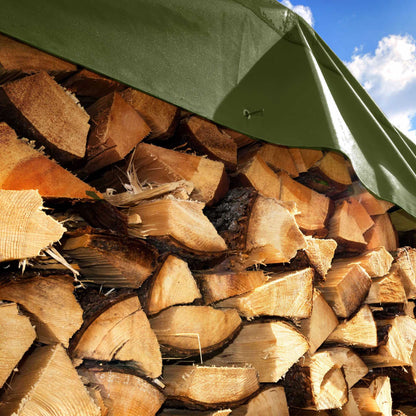 Aizsargtents / pārsegs Springos GA2134, 3 × 4 m, 120 g/m², zaļš