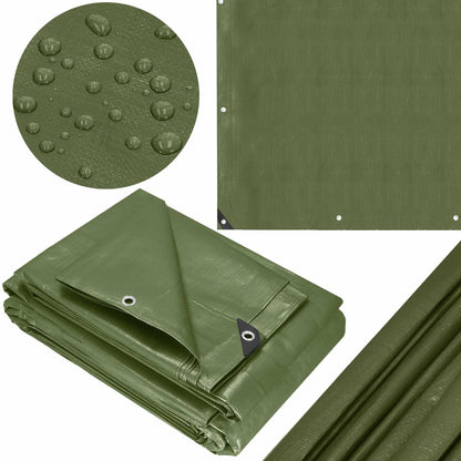 Aizsargtents / pārsegs Springos GA2134, 3 × 4 m, 120 g/m², zaļš