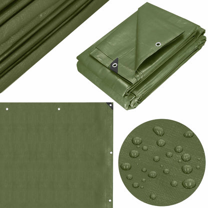 Aizsargtents / pārsegs Springos GA2134, 3 × 4 m, 120 g/m², zaļš