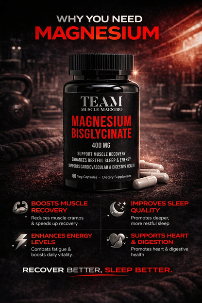 Magnesium Bysglicinate 400mg (30servings)