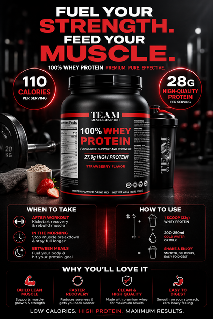 WHEY PROTEIN 100%, 1,36 кг (30 порций)