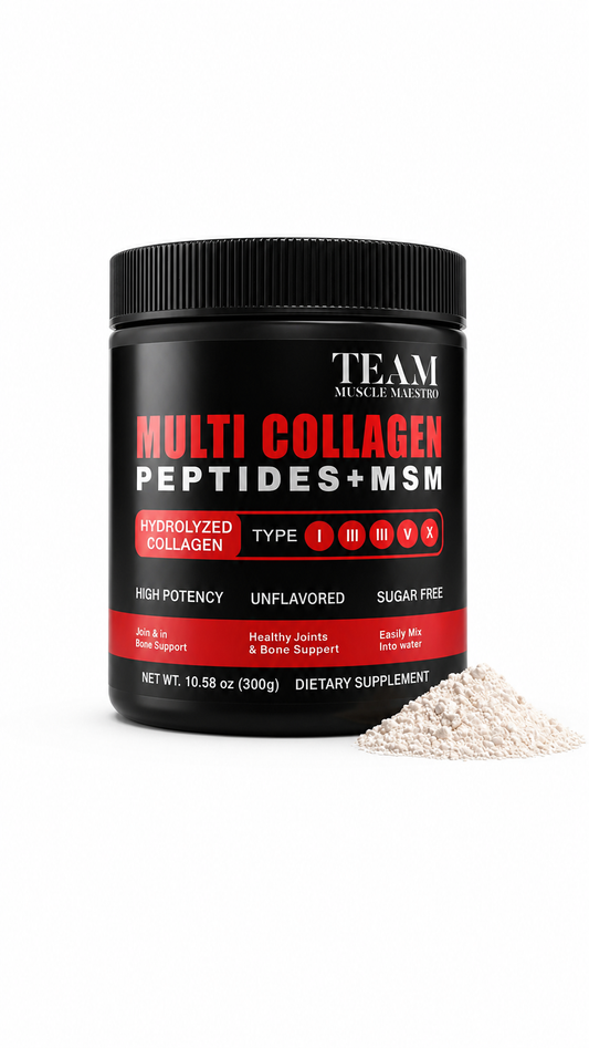 Multi Collagen – Peptides + MSM, 300g