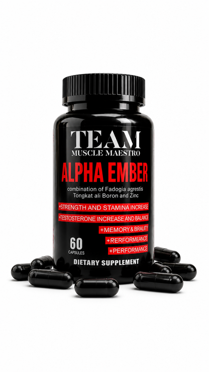 Alpha Ember – Test Booster, 60 kapsulas