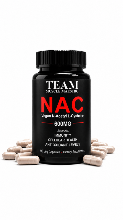 NAC 600 mg | N-Acetyl Cysteine, 90 Kapsulas