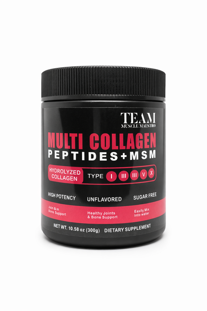Multi Collagen – Peptides + MSM, 300g