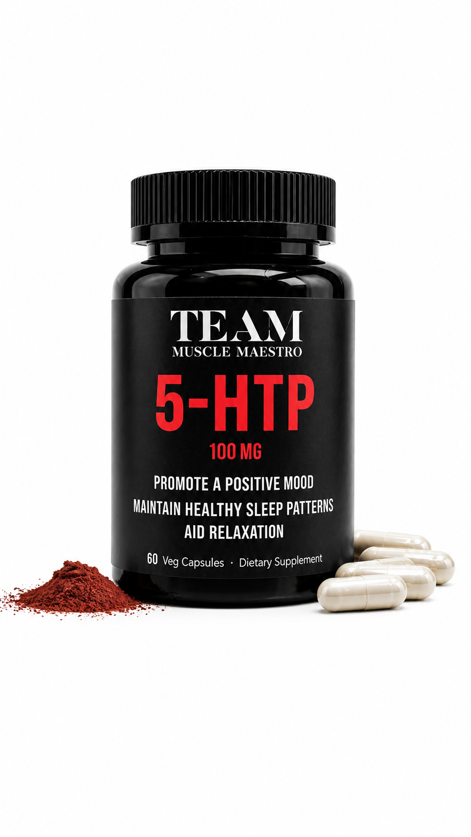 5-HTP | 100mg, 60 veg. kapsulas