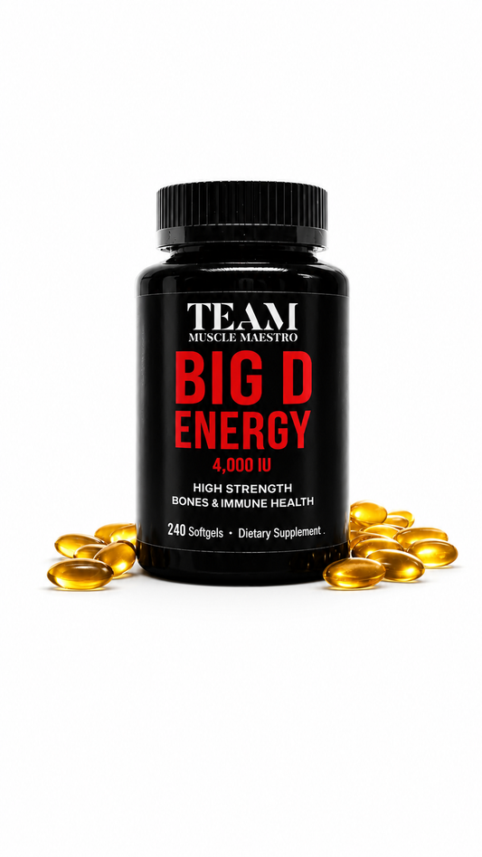 BIG D energy D-3 vitamīns 4000IU (240 sevings)