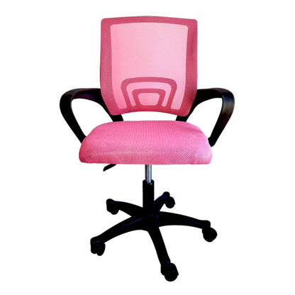 Ergonomisks biroja krēsls ar mikrosietu, KO25R, rozā 