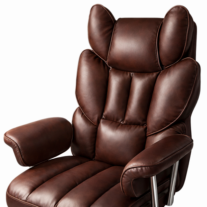 RELAX PRO office chair - brown eco-leather