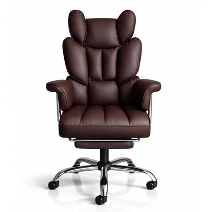 RELAX PRO office chair - brown eco-leather