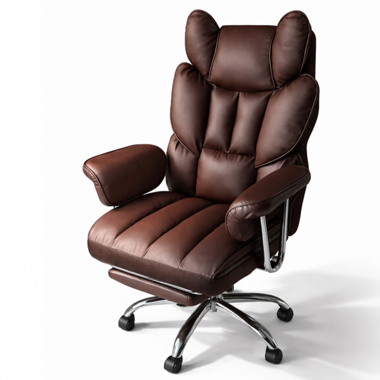 RELAX PRO biroja krēsls - brūna eko āda