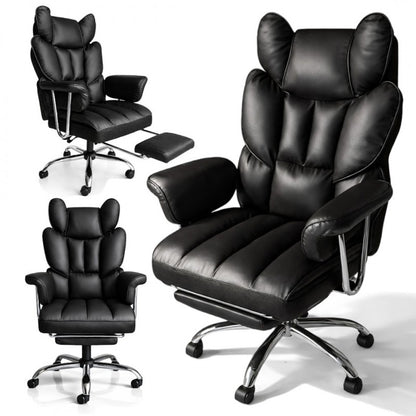 RELAX PRO biroja krēsls - melna eko āda