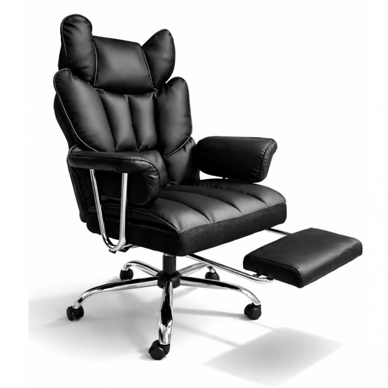 RELAX PRO biroja krēsls - melna eko āda