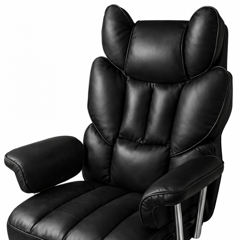 RELAX PRO biroja krēsls - melna eko āda