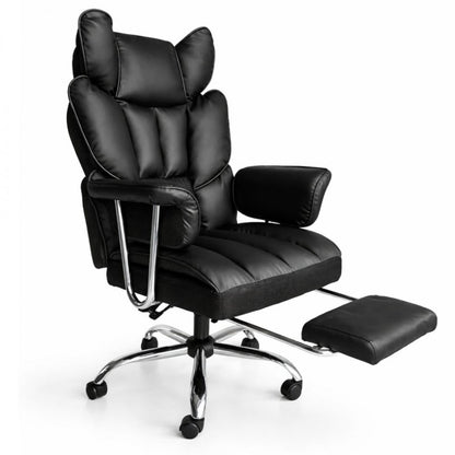 RELAX PRO biroja krēsls - melna eko āda