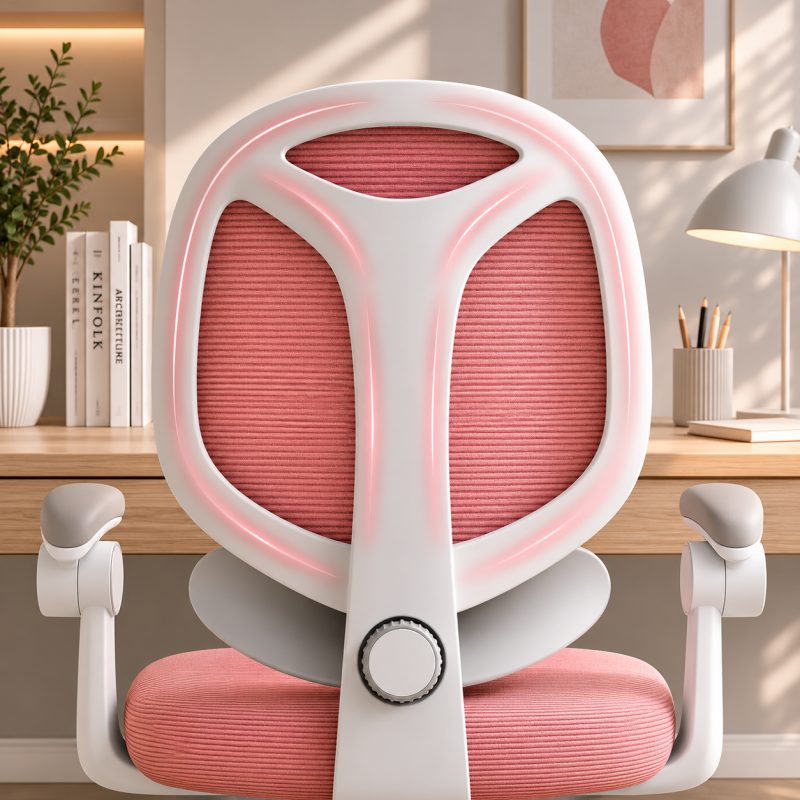 Bērnu grozāmais krēsls KIDS PINK KO53R