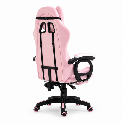 Игровое кресло EC Gaming, 51 x 53 x 125 - 133 см, розовое