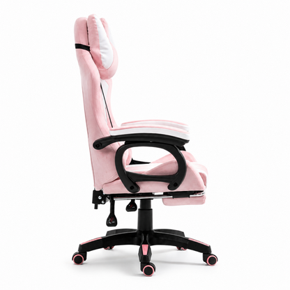 Игровое кресло EC Gaming, 51 x 53 x 125 - 133 см, розовое
