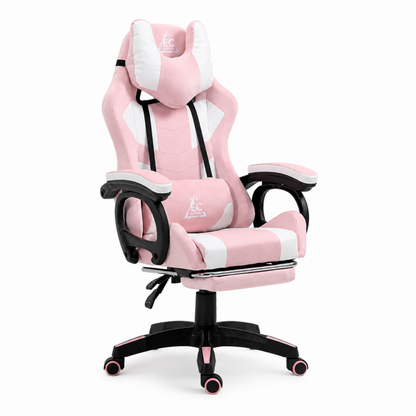 Игровое кресло EC Gaming, 51 x 53 x 125 - 133 см, розовое