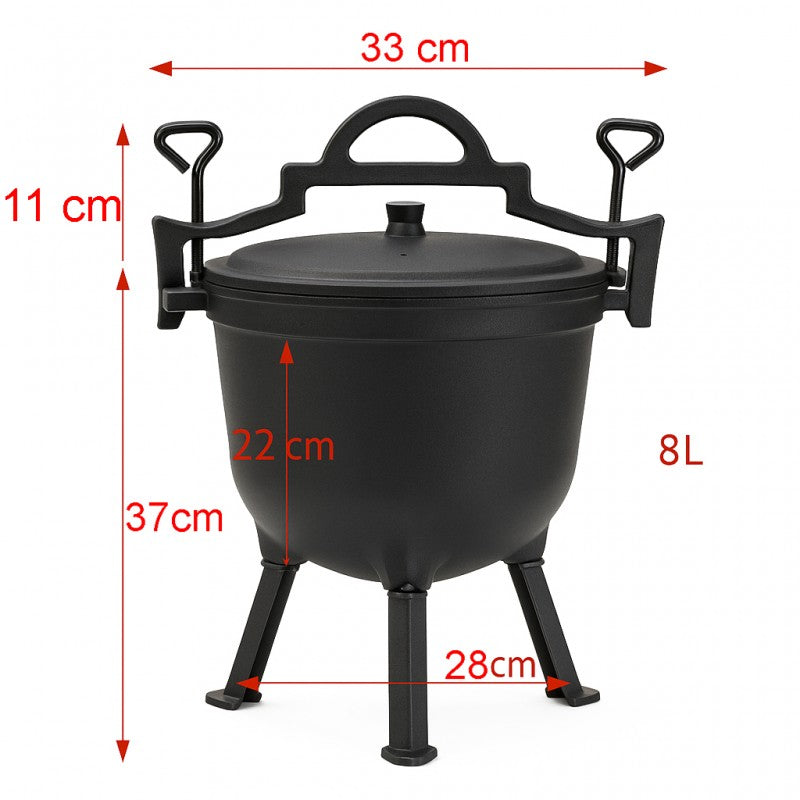 Čuguna katls ar emaljētu pārklājumu, Ø 33 cm, 8 L