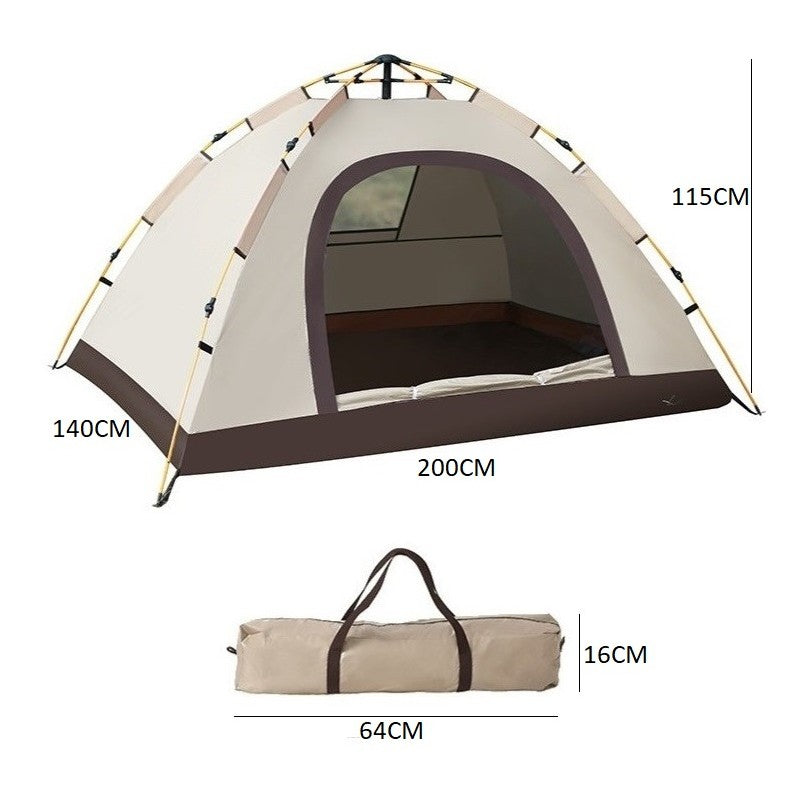Two Person Tent, white color 200 x 140 x 115 cm, BAL12W