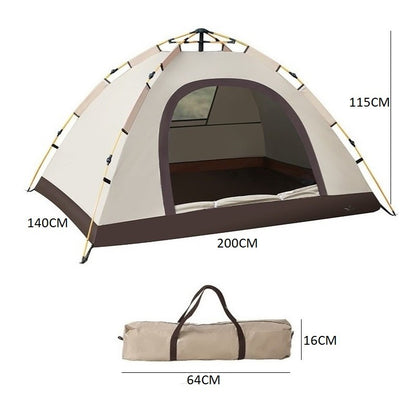 Two Person Tent, white color 200 x 140 x 115 cm, BAL12W