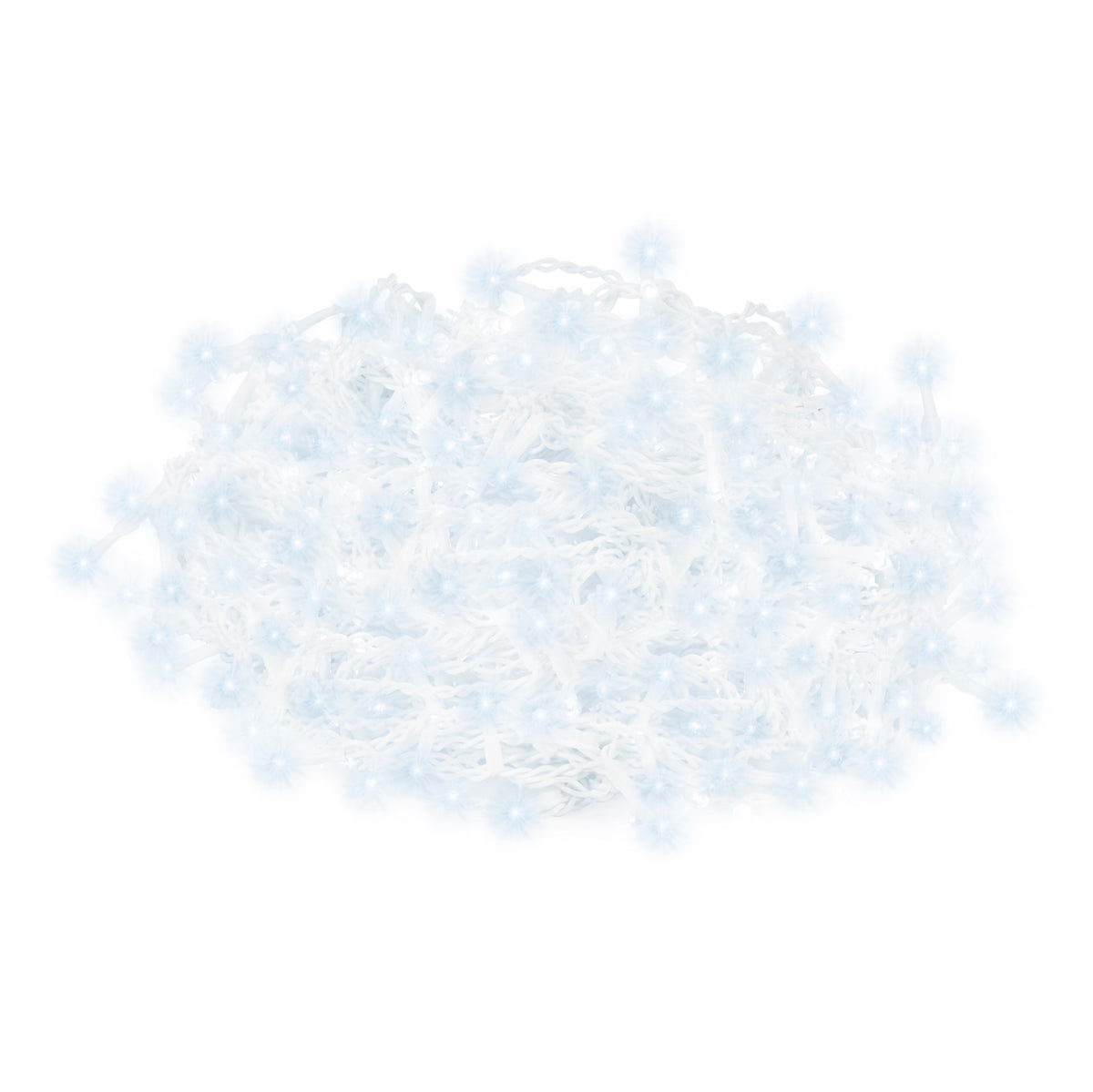 Gaismas aizkars / Lāstekas Springos 300 LED ar pulti, 14.5 m, auksti balta gaisma, IP44