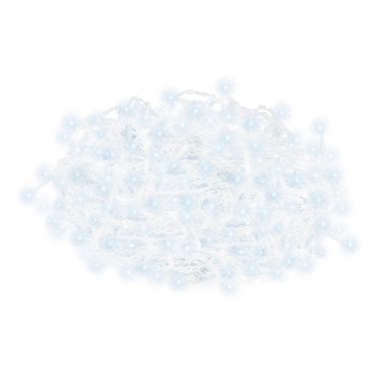 Gaismas aizkars / Lāstekas Springos 300 LED ar pulti, 14.5 m, auksti balta gaisma, IP44