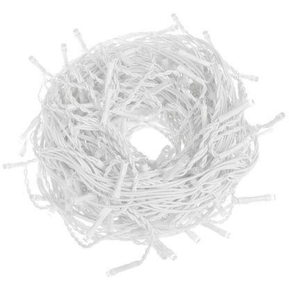 Gaismas aizkars / Lāstekas Springos 300 LED ar pulti, 14.5 m, auksti balta gaisma, IP44