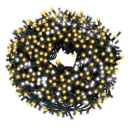Ziemassvētku LED virtene Springos CL0544 (500 LED), 27,5 m, silti balta ar auksti baltu FLASH efektu